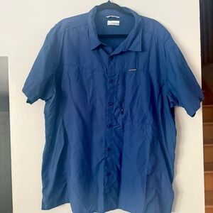 EUC Columbia Men's Fishing Hiking Button-Down Shirt